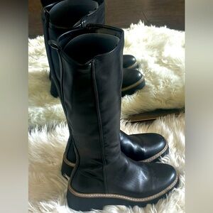 Tall chunky boots 11